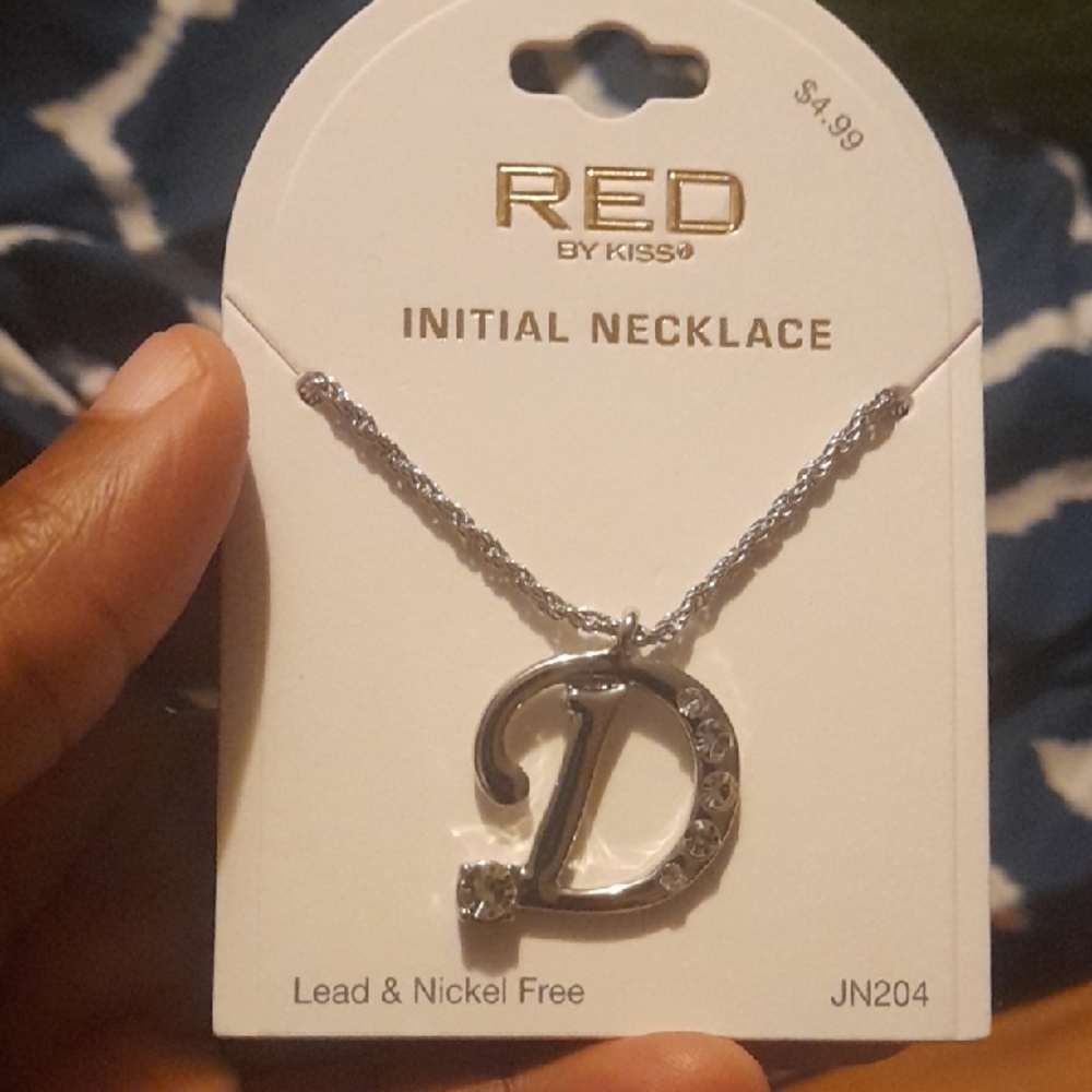 Silver Initial Necklace